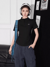 Slim Fit Zip Mock Neck Tee - COPPING THREADS - CT Select